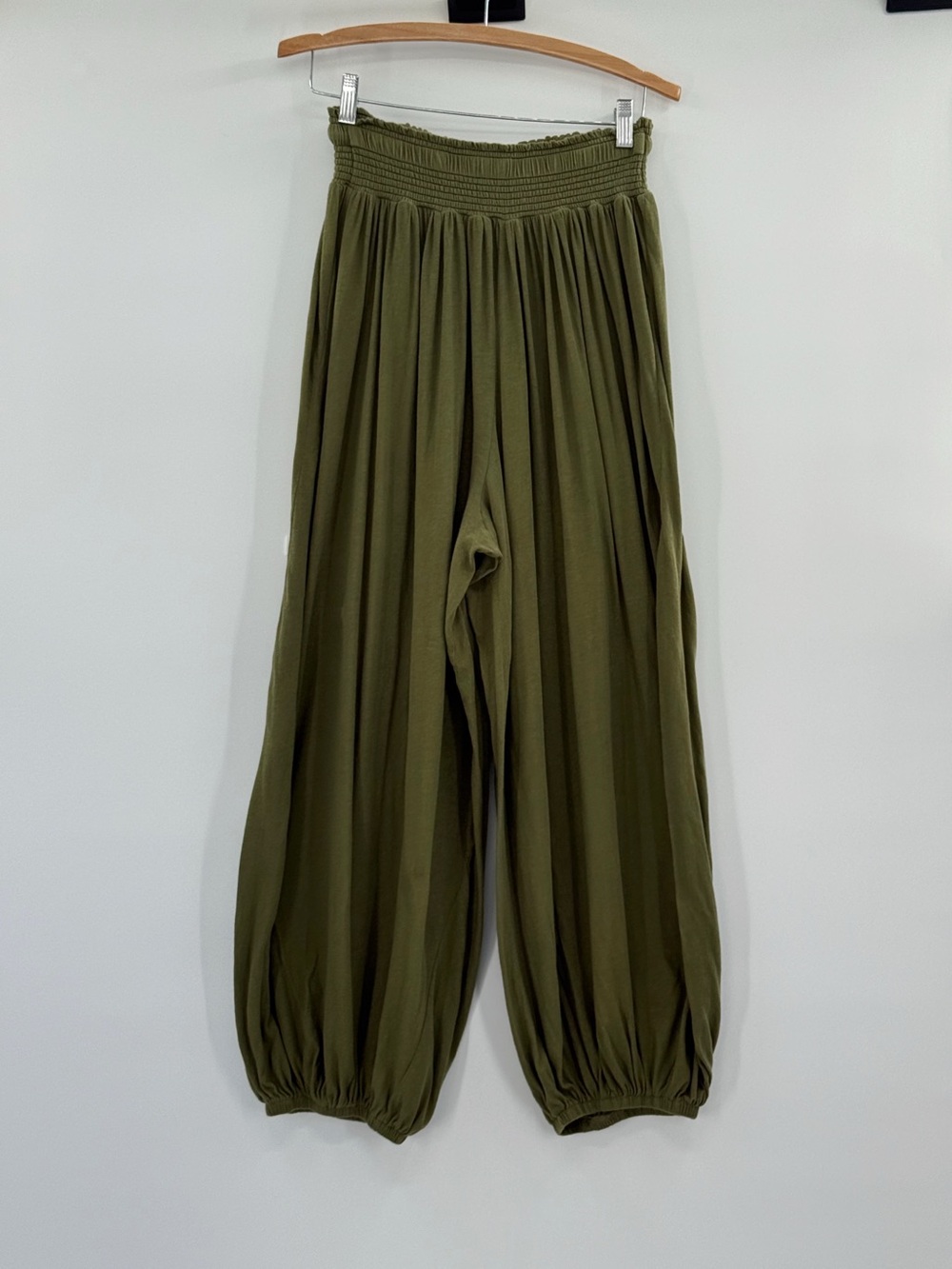 Out From Under Urban Outfitters Olive Green Harem Jogger Lounge Pants Boho Beach - Picture 6 of 11